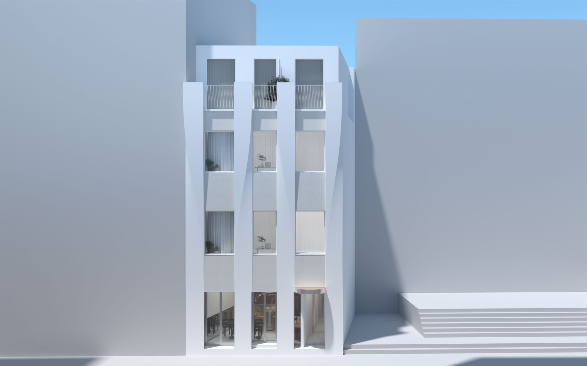 Background image, featuring hotel